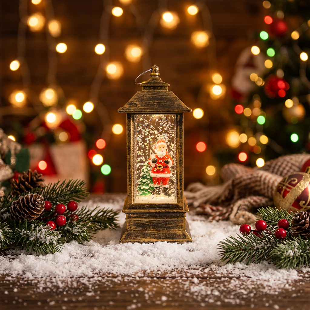 ADORNOS LÁMPARA COLGANTE DE SANTA CLAUS 13CM