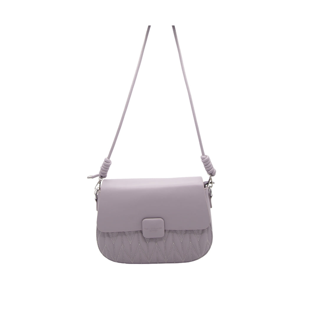 CROSSBODY COLOR MALVA CORREA AJUSTABLE