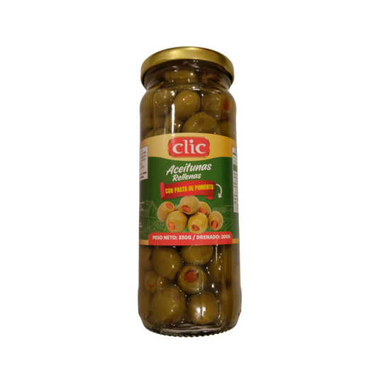 ACEITUNA VERDE RLLNO PIMENTON CLIC 330ML