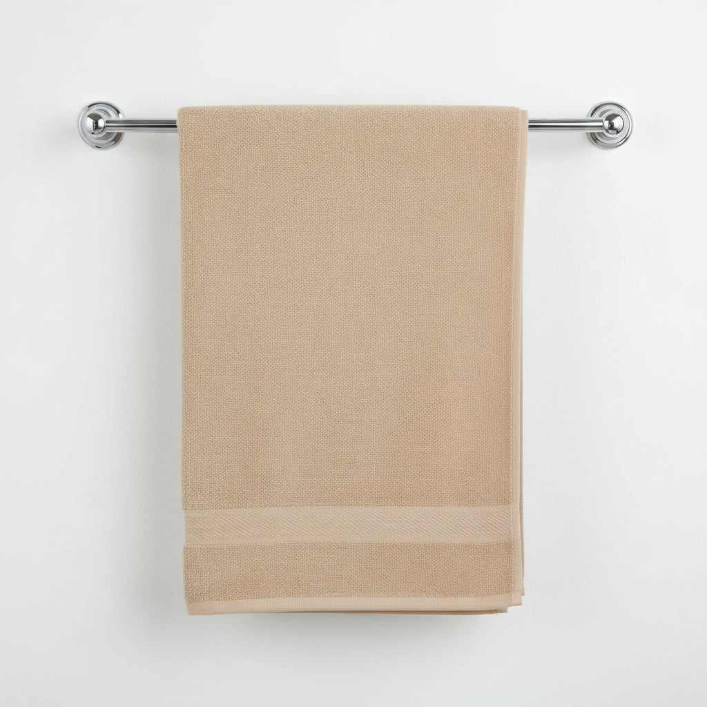 TOALLA DE BAÑO CREMA