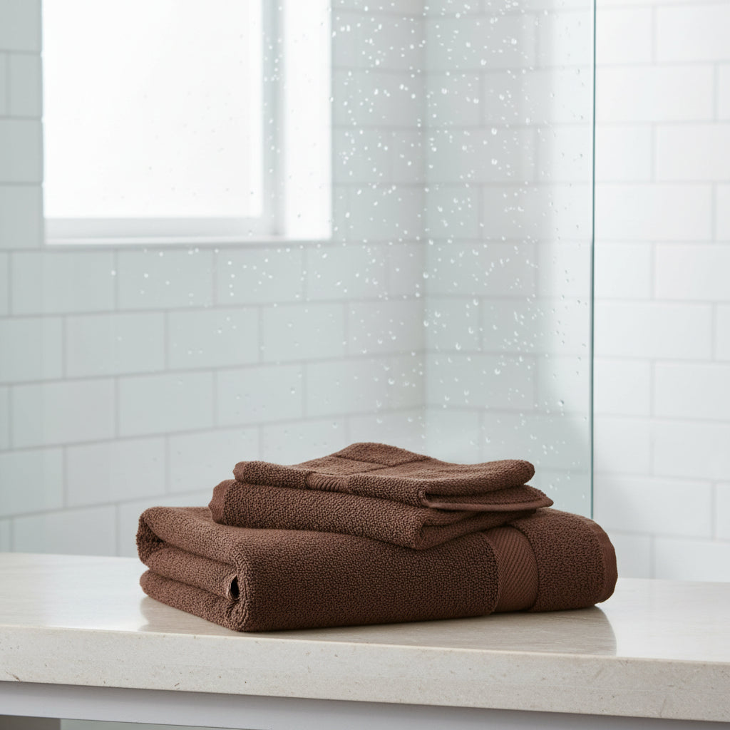 TOALLA DE BAÑO MARRÓN