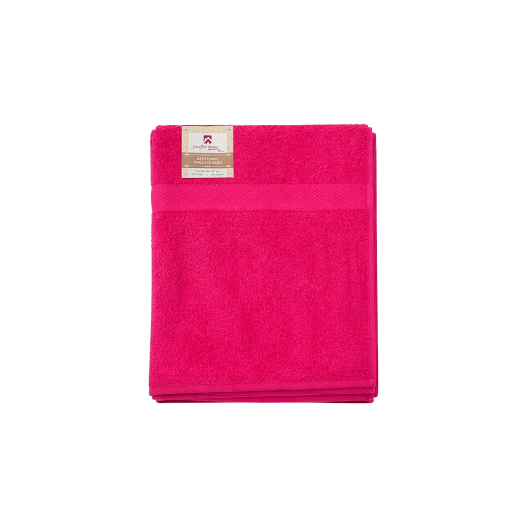 TOALLA DE BAÑO FUCSIA