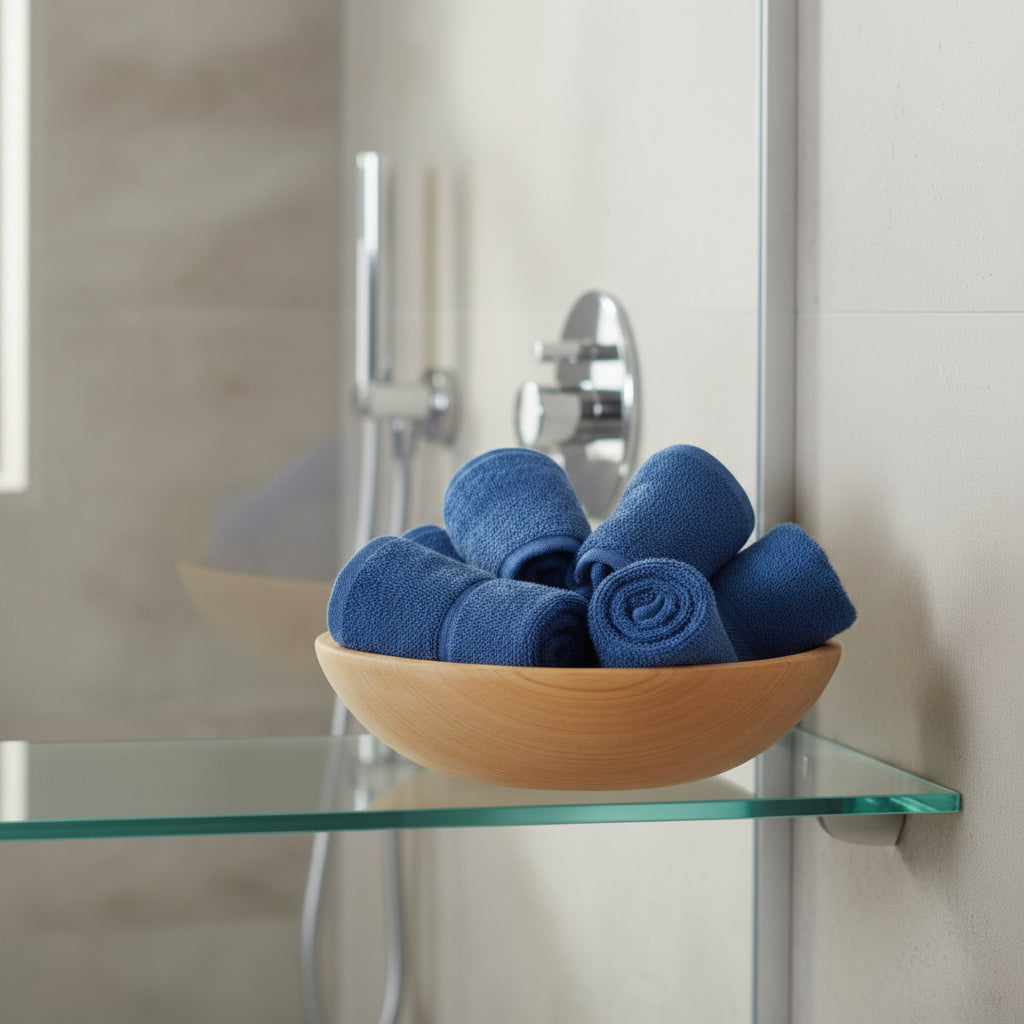 TOALLA DE CARA AZUL
