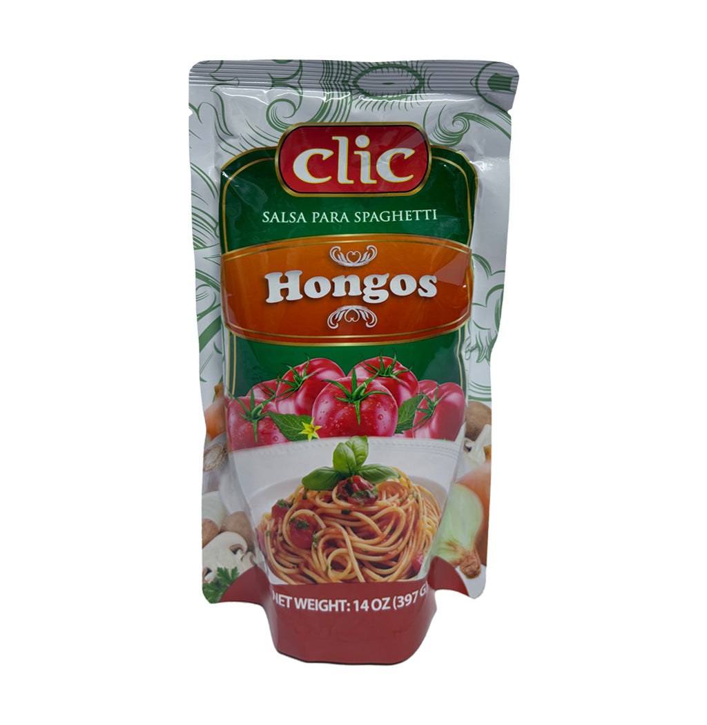 SALSA DE TOMATE CON HONGOS CLIC 14OZ