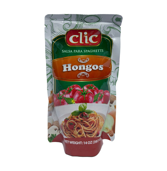 SALSA DE TOMATE CON HONGOS CLIC 14OZ