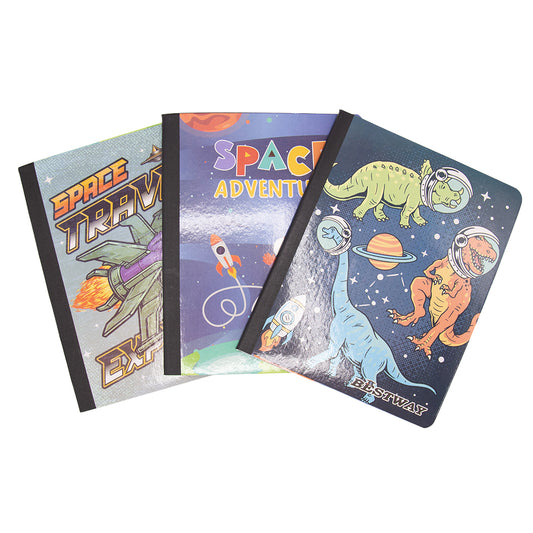 CUADERNO DOBLE RAYA DISEÑO DE NIÑOS 3U