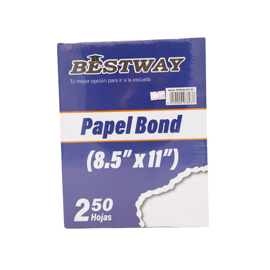 PAPEL BOND 250 HOJAS BESTWAY