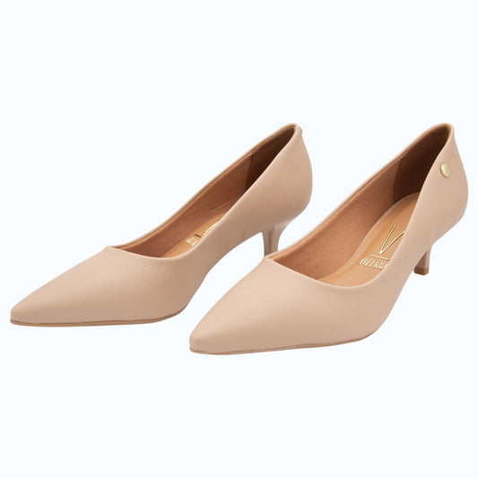 ZAPATO FORMAL DE TACÓN BAJO BEIGE