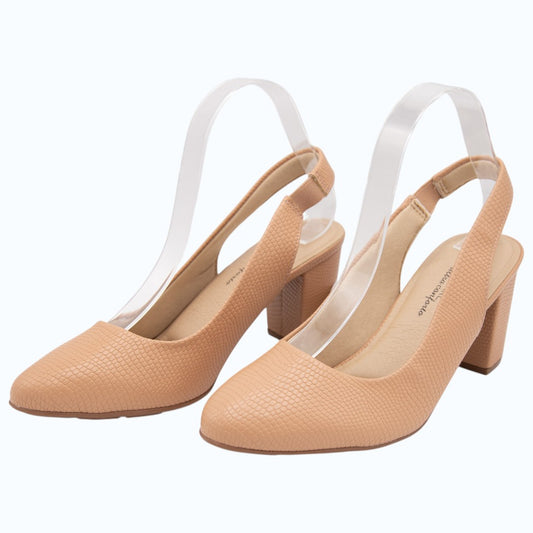ZAPATOS DISEÑO TIPO LEZARD BEIGE