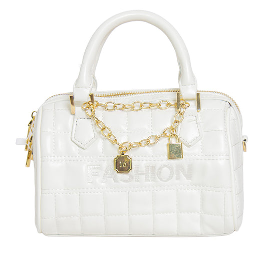 BOLSO DE MANO BLANCO