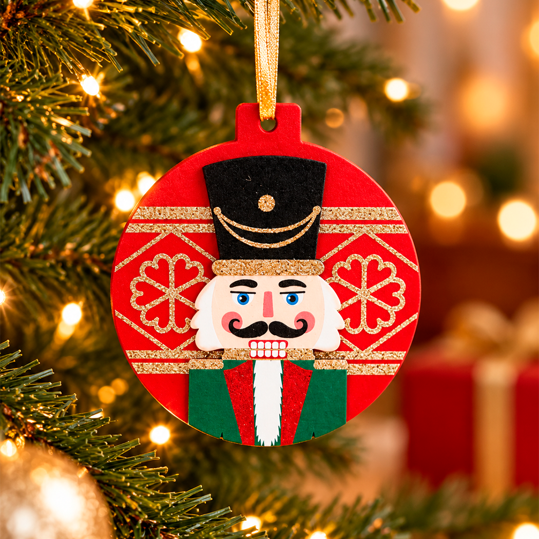 ADORNO DISEÑO CASCANUECES PARA ÁRBOL