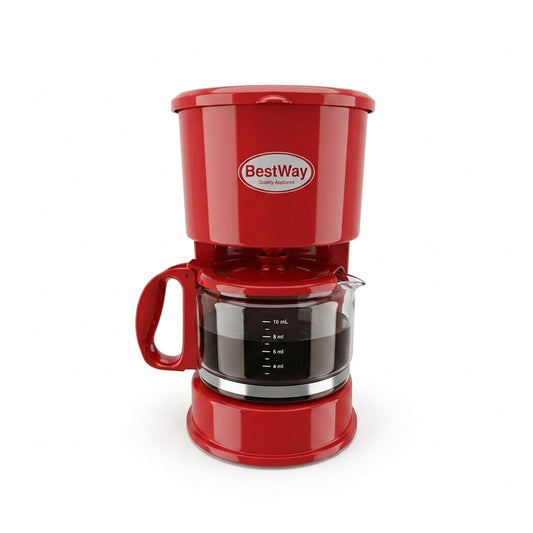 CAFETERA ELECTRICA ROJA 6 TAZAS