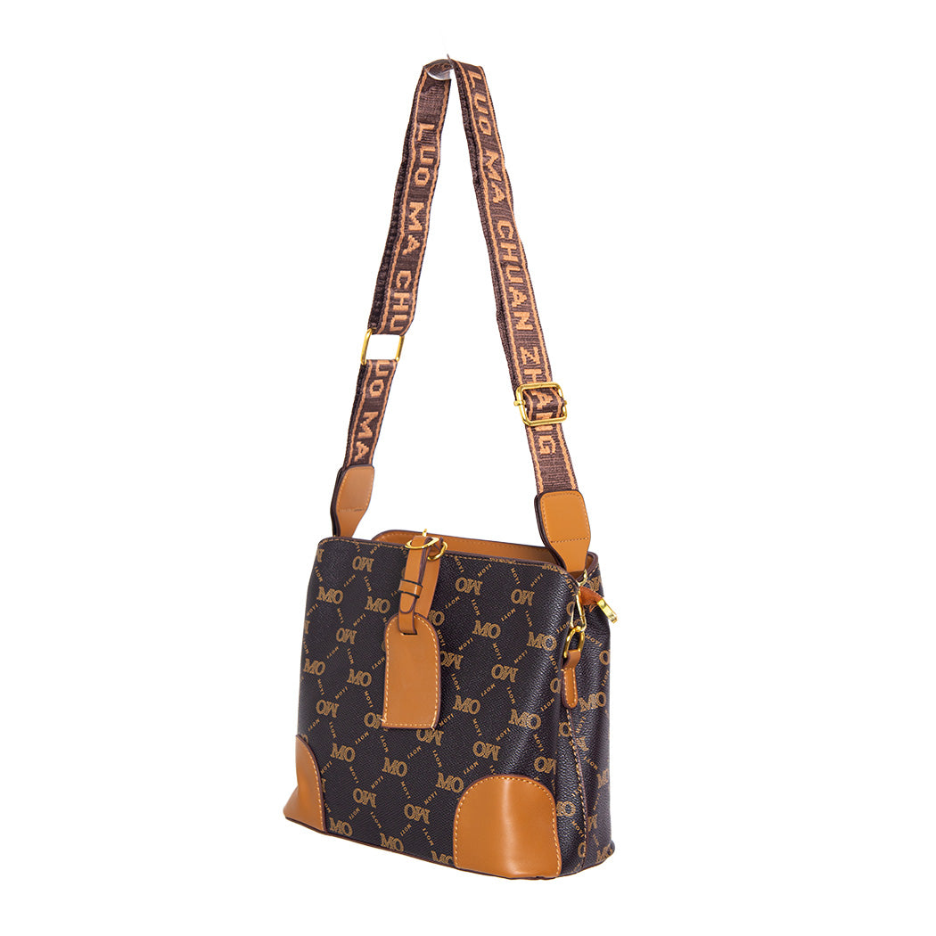 CROSSBODY MARRÓN CORREA AJUSTABLE