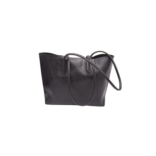 BOLSO GRANDE NEGRO MINIMALISTA