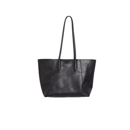 BOLSO GRANDE NEGRO MINIMALISTA