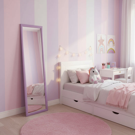 ESPEJO RECTANGULAR DECORATIVO ENMARCADO