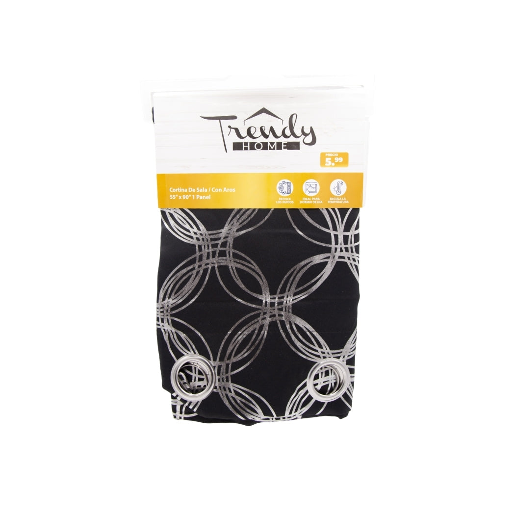 CORTINA BLACK OUT CON ESTAMPADO