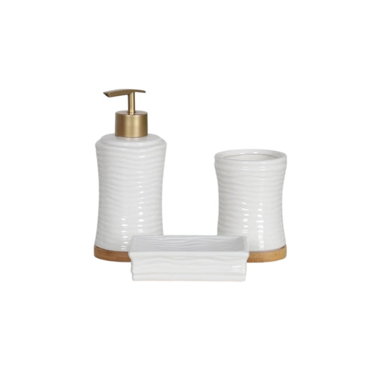 SET DE BAÑO CERÁMICO 3PZS