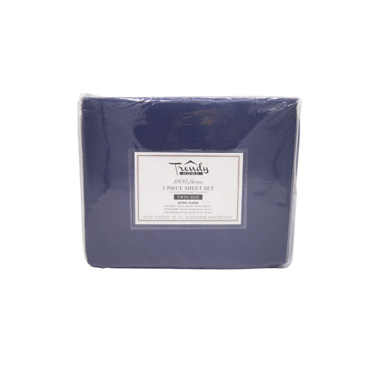 JUEGO DE SABANAS AZUL TWIN
