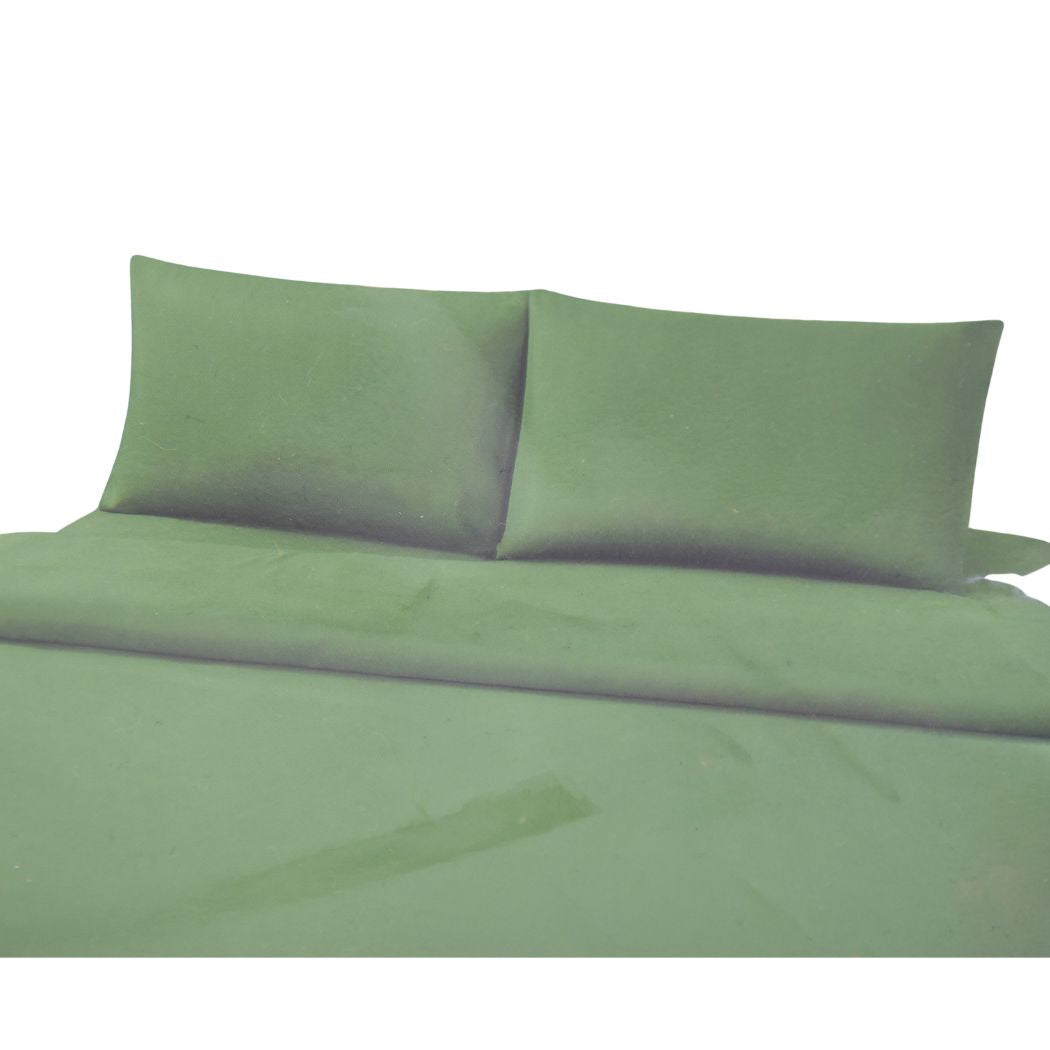JUEGO DE SABANAS VERDE QUEEN
