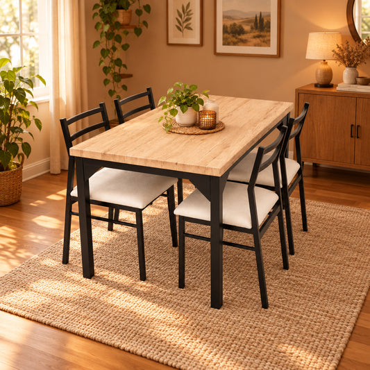 JUEGO DE COMEDOR RECTANGULAR