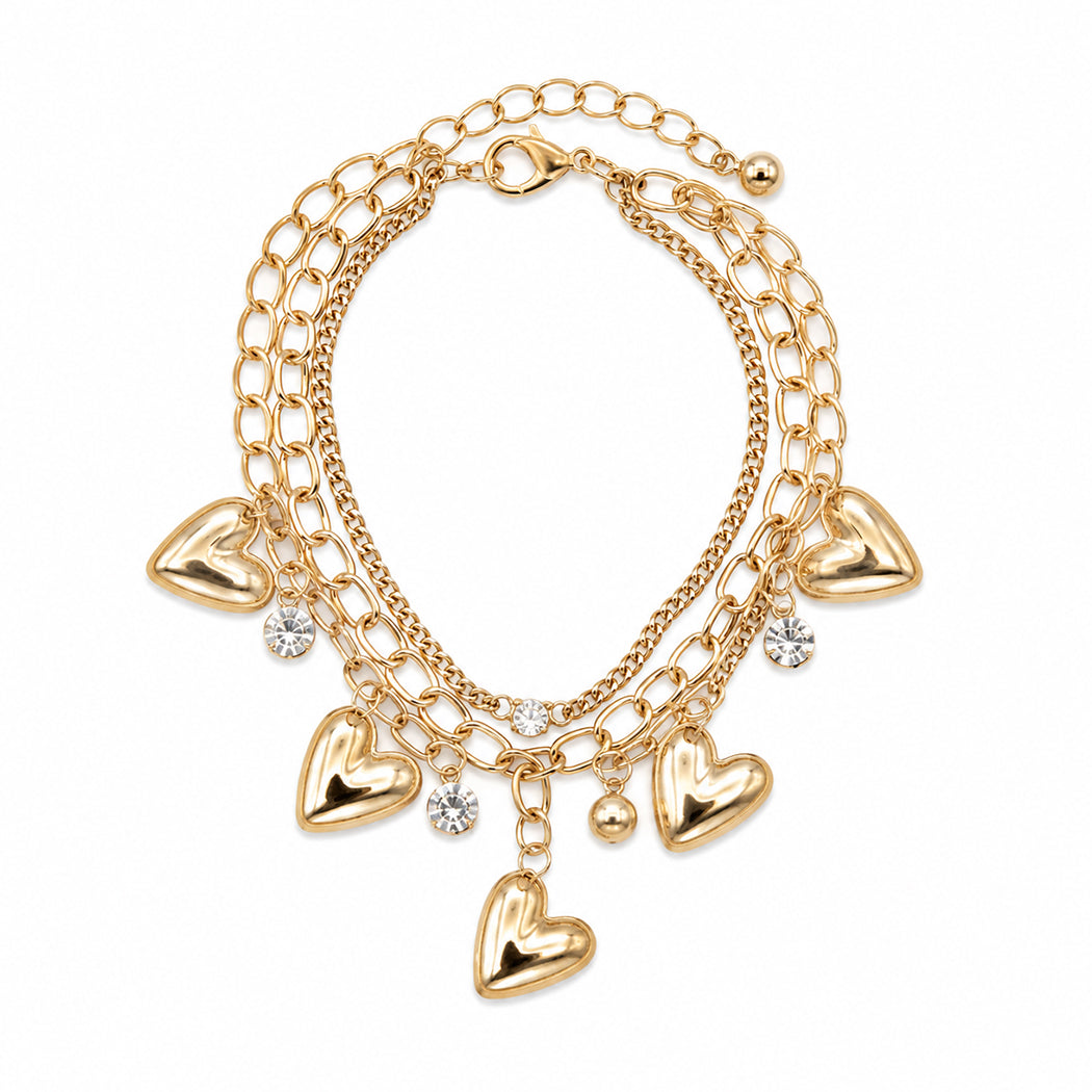 PULSERA DECORAZONES PARA DAMA