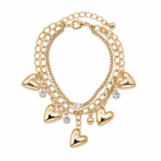 PULSERA DECORAZONES PARA DAMA