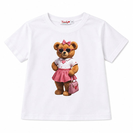 SUÉTER MANGA CORTA DISEÑO DE OSO