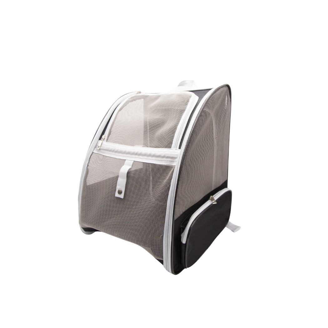 BOLSA TRANSPORTADORA DE MASCOTA CON MALLA