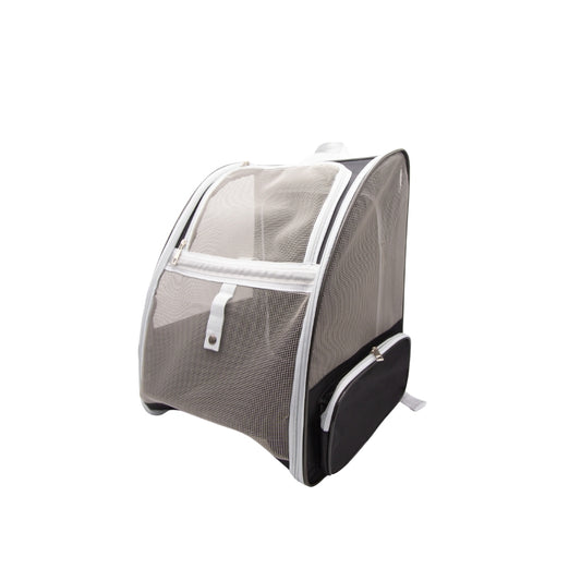 BOLSA TRANSPORTADORA DE MASCOTA CON MALLA