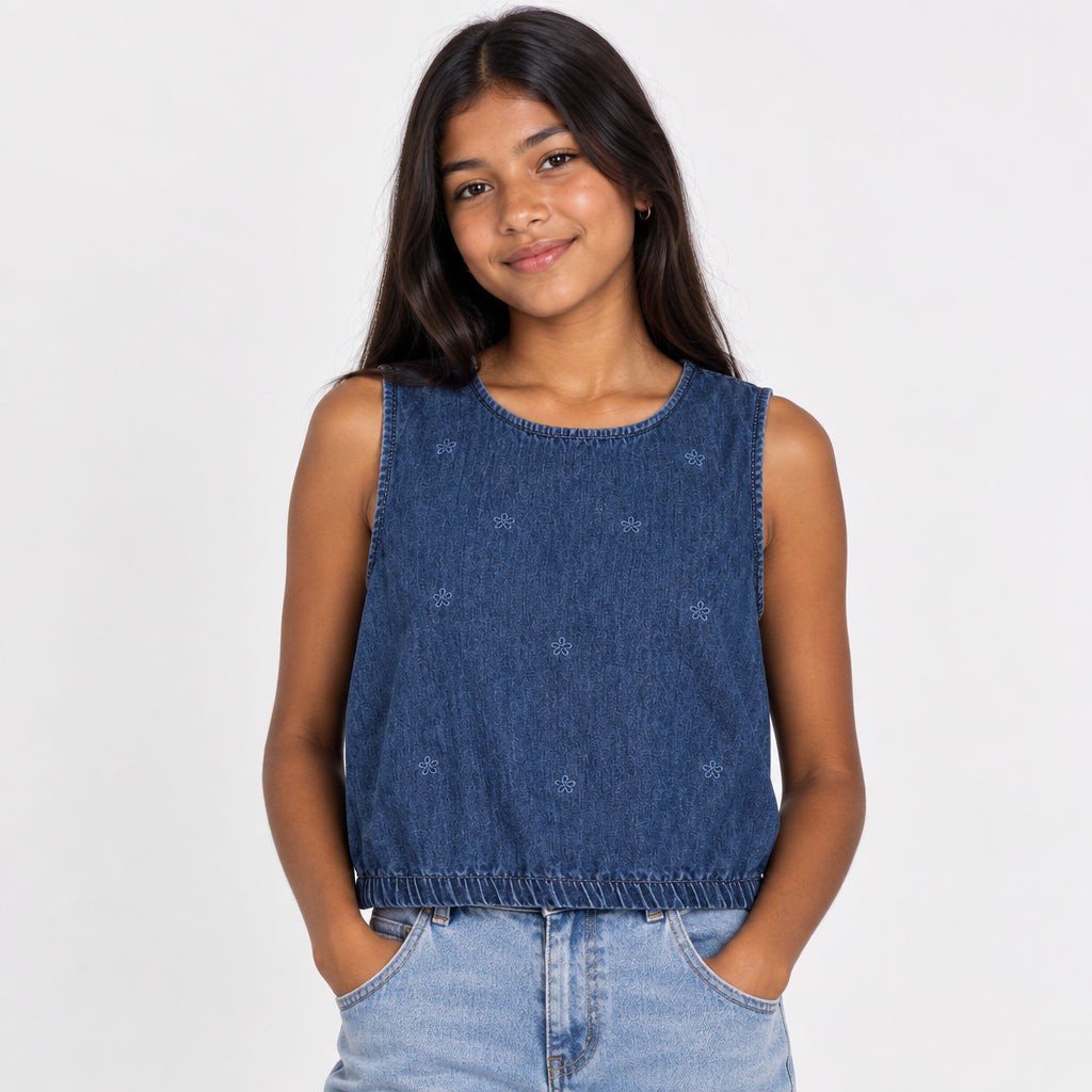 BLUSA JEANS DE NIÑA