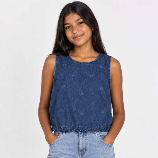 BLUSA JEANS DE NIÑA