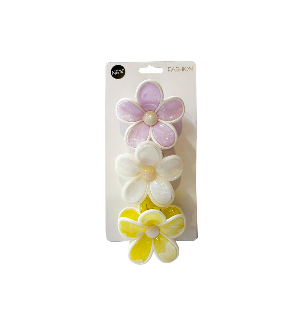 SET DE 3 HORQUILLA PARA CABELLO ESTILO FLOR