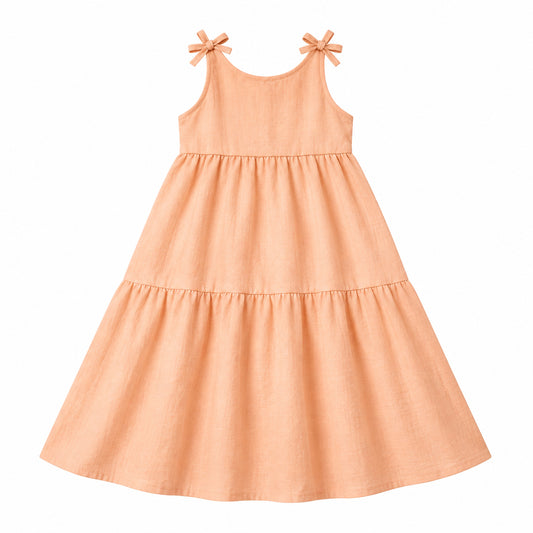 VESTIDO DE NIÑA CON TIRAS