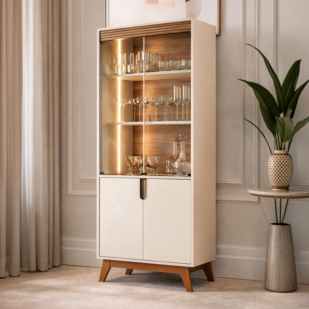 MUEBLE BAR 3 COMPARTIMIENTOS Y 2 GAVETAS