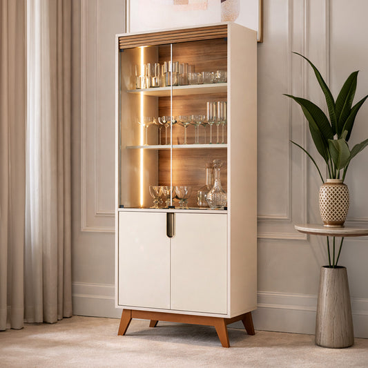 MUEBLE BAR 3 COMPARTIMIENTOS Y 2 GAVETAS
