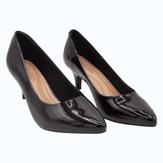 ZAPATOS FORMAL CHAROL NEGRO