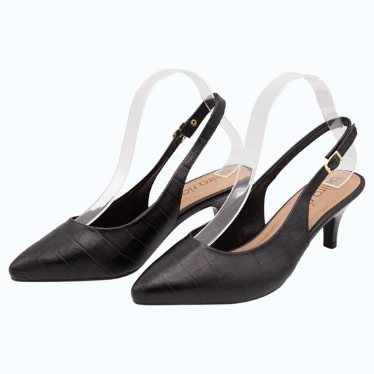 ZAPATOS TACÓN AGUJA PEQUEÑOS NEGROS