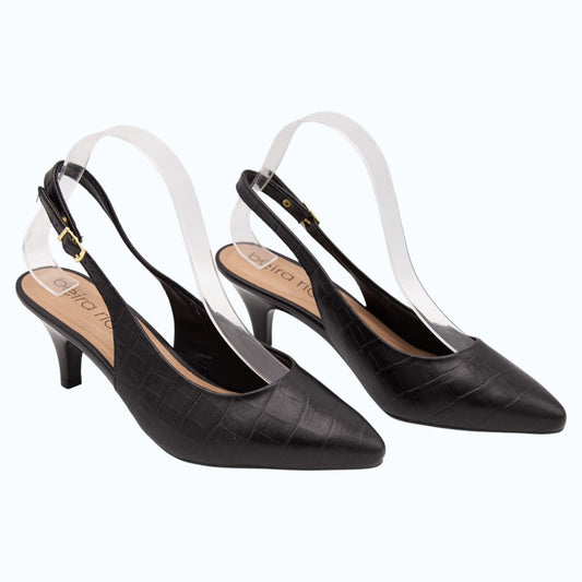 ZAPATOS TACÓN AGUJA PEQUEÑOS NEGROS