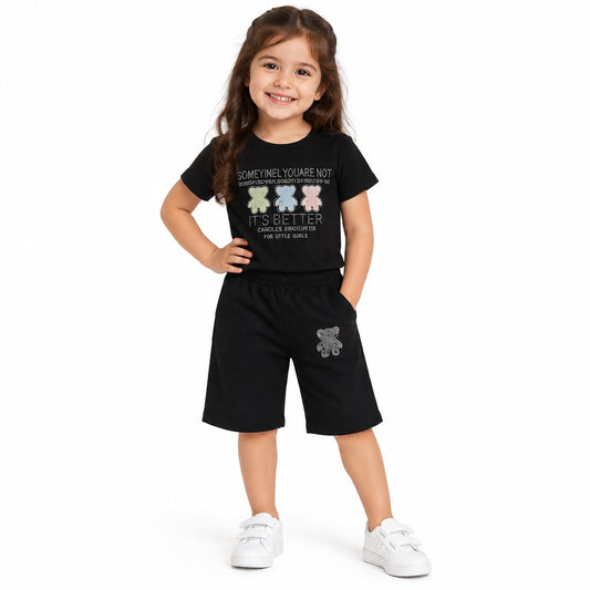 COJUNTO DE NIÑA DISEÑO DE OSO