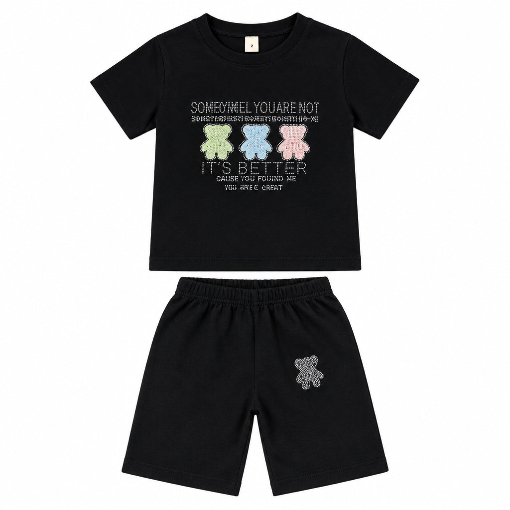 COJUNTO DE NIÑA DISEÑO DE OSO