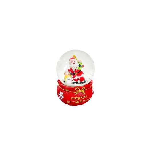 ADORNO ESFERA NAVIDEÑA DISEÑO DE SANTA CLAUS