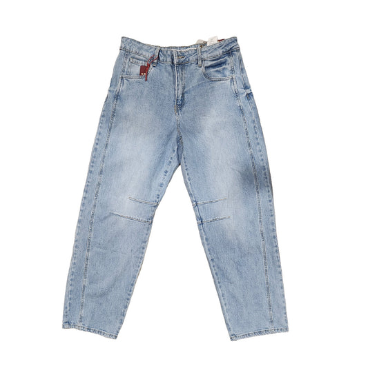 PANTALÓN DENIM PETITE BALLOON AZUL CLARO
