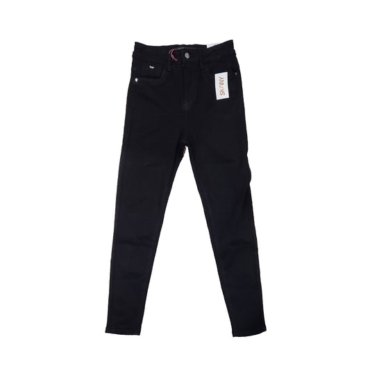 PANTALÓN DENIM SKINNY NEGRO