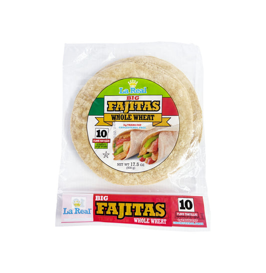 FAJITAS BIG WHOLE 8 LA REAL 17.5OZ