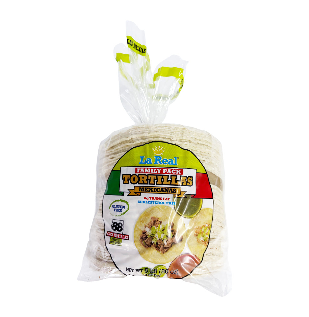TORTILLA MAIZ FAMILY PACK LA REAL 80OZ