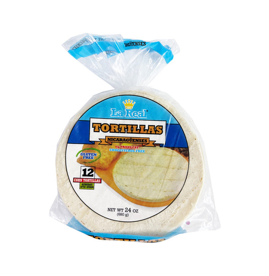 TORTILLA DE MAIZ NICARAGUA LA REAL 24OZ