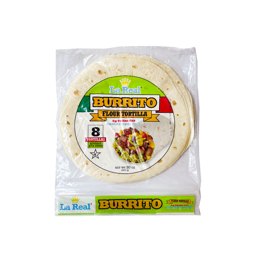TORTILLA BURRITO 8 LA REAL 17.5OZ