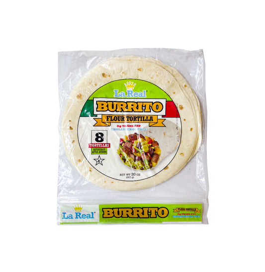 TORTILLA BURRITO 8 LA REAL 17.5OZ