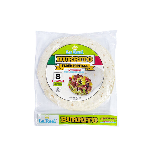 TORTILLA BURRITO 8 LA REAL 17.5OZ